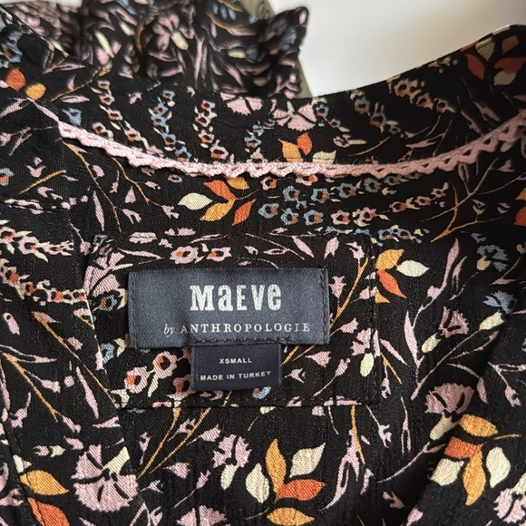 MAEVE - by Anthropologie Long Sleeve Floral Dress  Size  Small - Picture 6 of 8